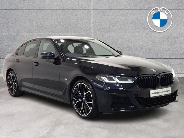 BMW 5-Series Saloon, Petrol Plug-in Hybrid, 2023, Black
