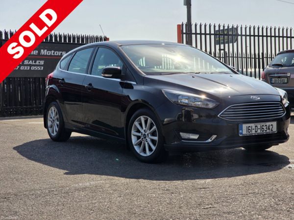Ford Focus Hatchback, Diesel, 2016, Black