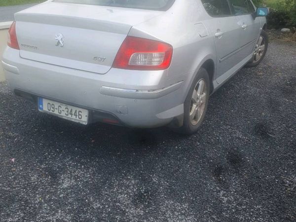 Peugeot 407 Saloon, Diesel, 2009, Silver