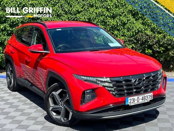 Hyundai Tucson SUV, Petrol Plug-in Hybrid, 2023, Red