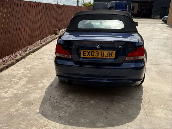 BMW 1-Series Convertible, Petrol, 2010, Blue