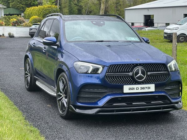 Mercedes-Benz GLE SUV, Diesel Plug-in Hybrid, 2022, Blue