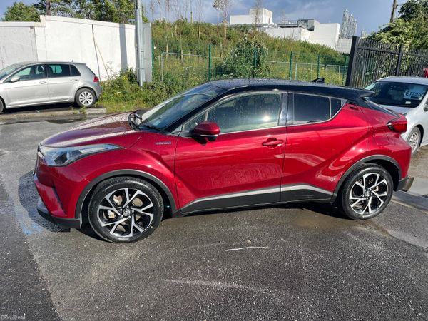 Toyota C-HR Hatchback, Petrol Hybrid, 2017, Red