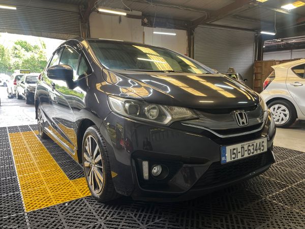 Honda Fit Hatchback, Petrol Hybrid, 2015, Black