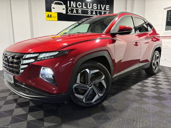 Hyundai Tucson SUV, Petrol Hybrid, 2022, Red