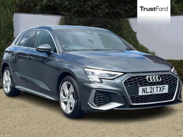 Audi A3 Hatchback, Petrol Hybrid, 2021, Grey
