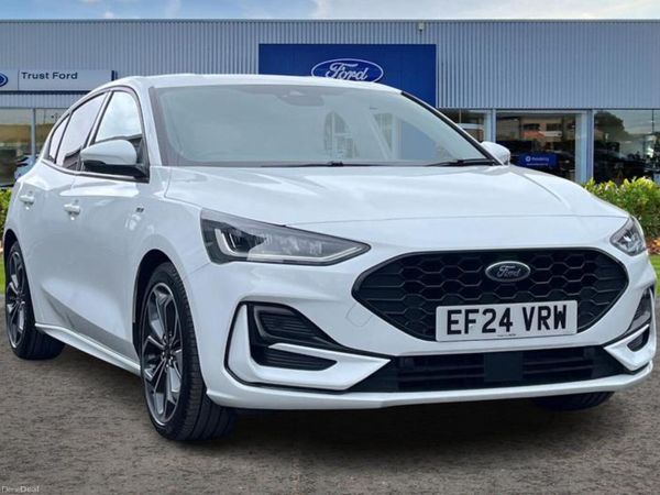 Ford Focus Hatchback, Petrol Hybrid, 2024, White