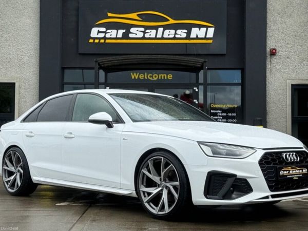 Audi A4 Saloon, Diesel Hybrid, 2023, White