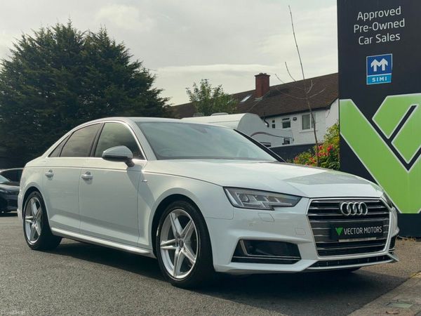 Audi A4 Saloon, Petrol, 2017, White