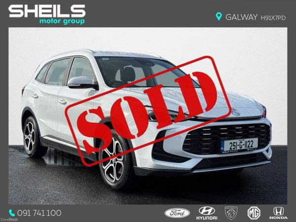 MG ZS Hatchback, Petrol Hybrid, 2025, White