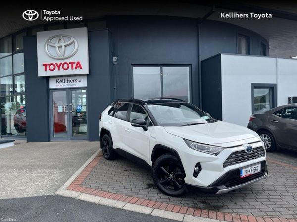 Toyota RAV4 SUV, Petrol Hybrid, 2019, White