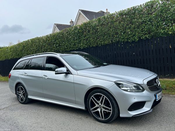 Mercedes-Benz E-Class Estate, Diesel Hybrid, 2014, Silver