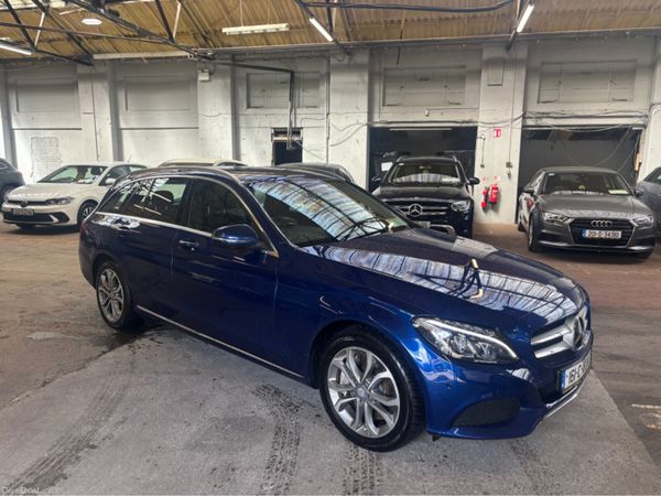 Mercedes-Benz C-Class Estate, Petrol Plug-in Hybrid, 2016, Blue