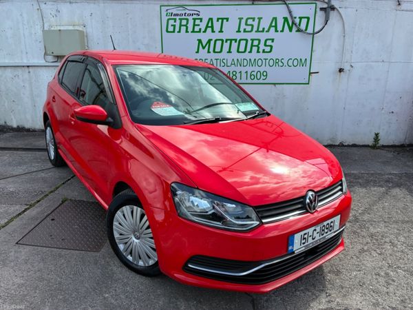 Volkswagen Polo Hatchback, Petrol, 2015, Red