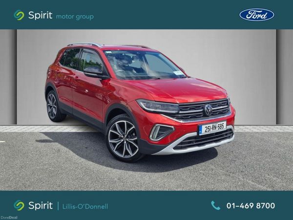 Volkswagen T-Cross Estate, Petrol, 2025, Red