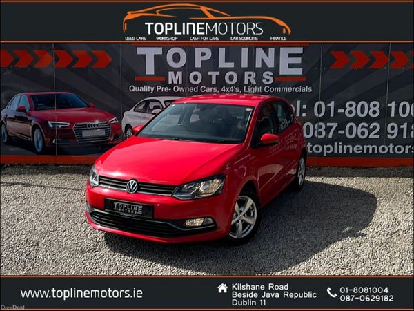 Volkswagen Polo Hatchback, Petrol, 2015, Red