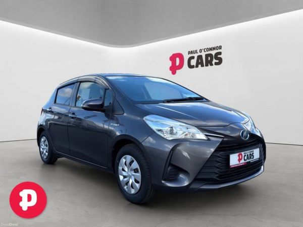 Toyota Vitz Hatchback, Petrol Hybrid, 2018, Grey
