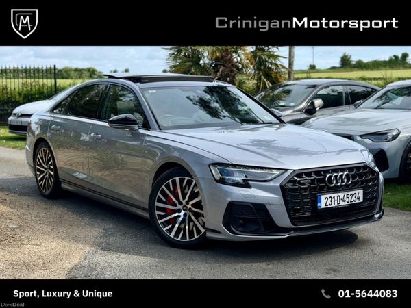Audi A8 Saloon, Petrol Plug-in Hybrid, 2023, Silver