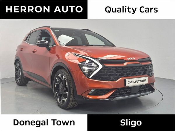 Kia Sportage SUV, Diesel Hybrid, 2023, Orange