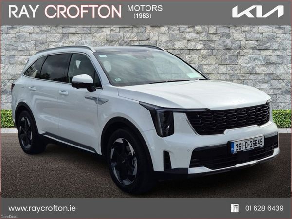 Kia Sorento SUV, Petrol Plug-in Hybrid, 2026, White