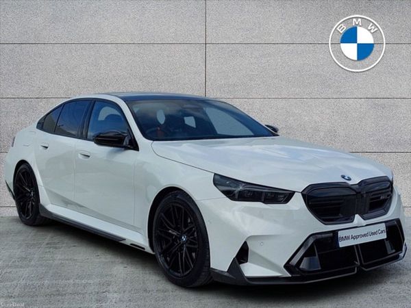 BMW M5 Saloon, Petrol Plug-in Hybrid, 2026, White