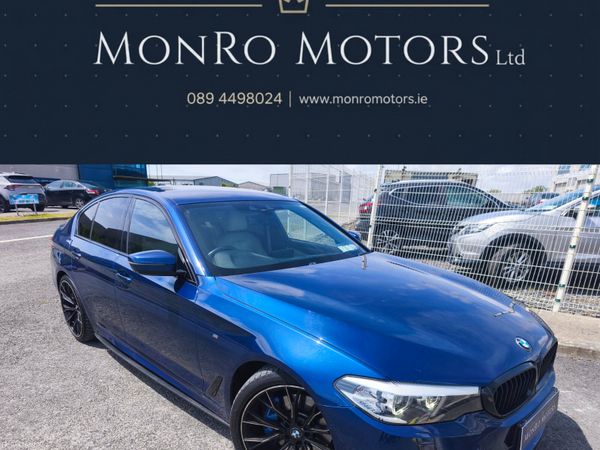 BMW 5-Series Saloon, Diesel, 2017, Blue
