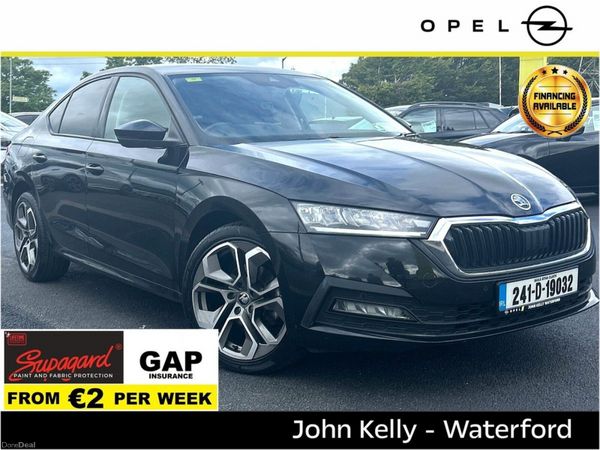 Skoda Octavia Saloon, Petrol Hybrid, 2024, Black