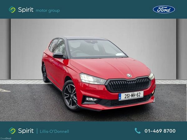 Skoda Fabia Hatchback, Petrol, 2025, Red