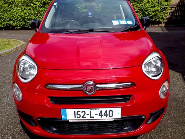 Fiat 500X SUV, Petrol, 2015, Red