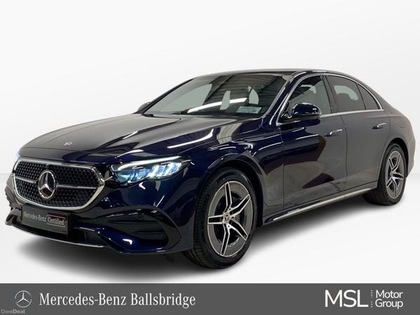 Mercedes-Benz E-Class Saloon, Petrol Plug-in Hybrid, 2026, Blue