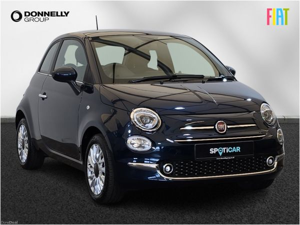 Fiat 500 Hatchback, Petrol, 2024, Blue