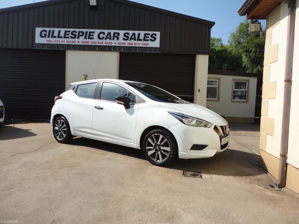 Nissan Micra Hatchback, Petrol, 2019, White