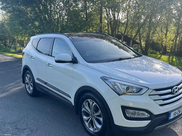 Hyundai Santa Fe SUV, Diesel, 2015, White