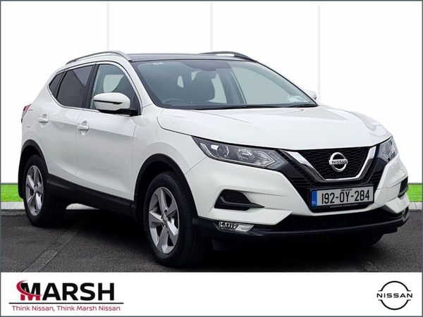 Nissan Qashqai SUV, Petrol, 2019, White