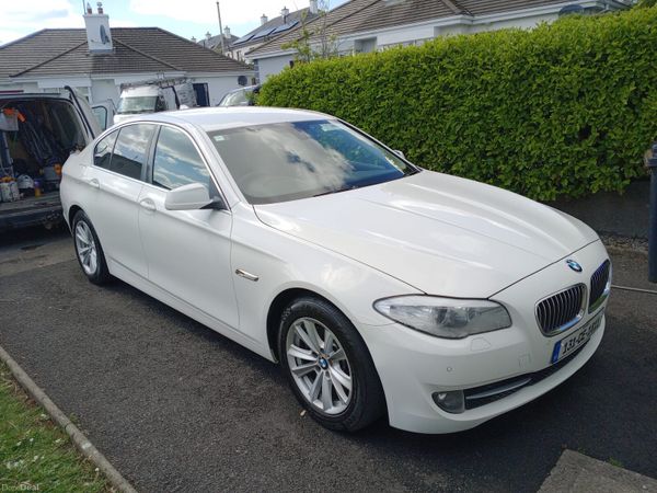 BMW 5-Series Saloon, Diesel, 2013, White