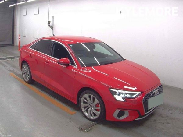 Audi A3 Saloon, Petrol, 2021, Red