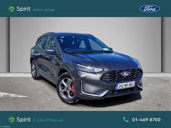 Ford Kuga SUV, Petrol Plug-in Hybrid, 2024, Grey