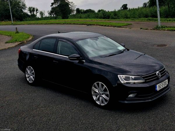 Volkswagen Jetta Saloon, Diesel, 2015, Black