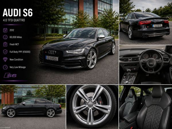 Audi S6 Saloon, Petrol, 2012, Black