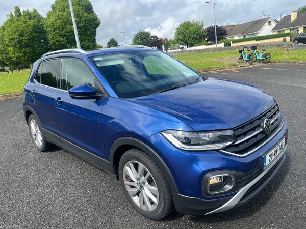 Volkswagen T-Cross Estate/Jeep, Petrol, 2021, Blue
