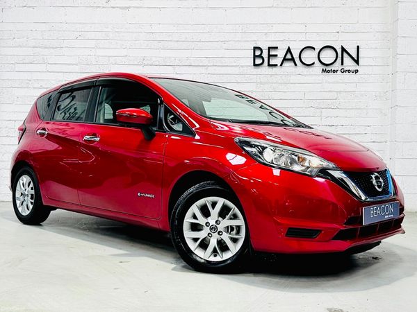 Nissan Note Hatchback, Petrol Hybrid, 2019, Red