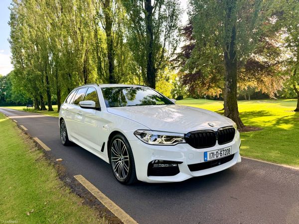 BMW 5-Series Estate, Petrol, 2017, White