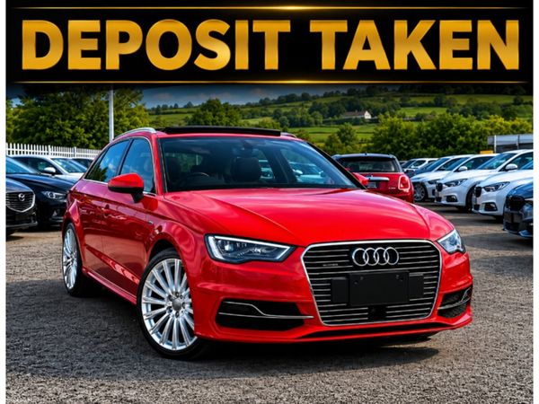 Audi A3 Hatchback, Petrol Plug-in Hybrid, 2015, Red