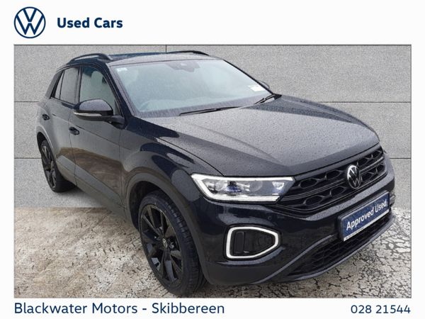 Volkswagen T-Roc Hatchback, Petrol, 2023, Black