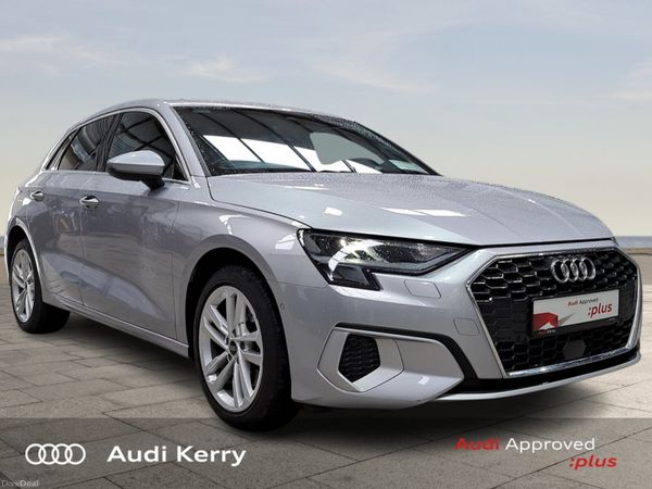 Audi A3 Hatchback, Petrol Hybrid, 2022, Grey