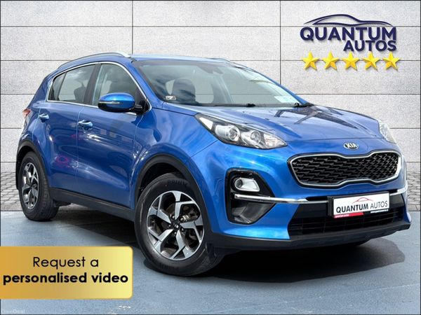 Kia Sportage SUV, Diesel Hybrid, 2020, Blue