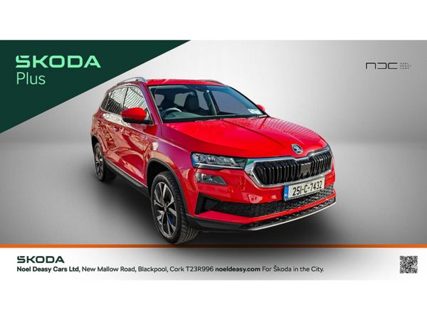 Skoda Karoq SUV, Petrol, 2025, Red