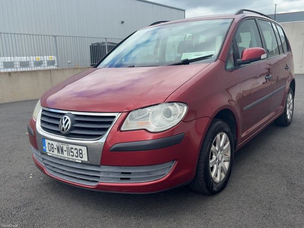 Volkswagen Touran MPV, Diesel, 2008, Red
