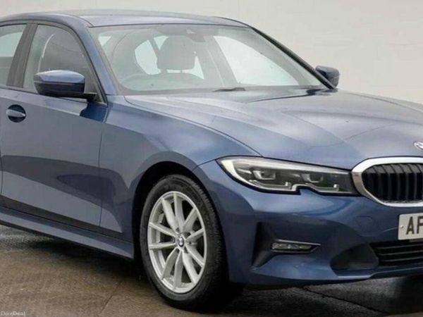 BMW 3-Series Saloon, Diesel Hybrid, 2020, Blue