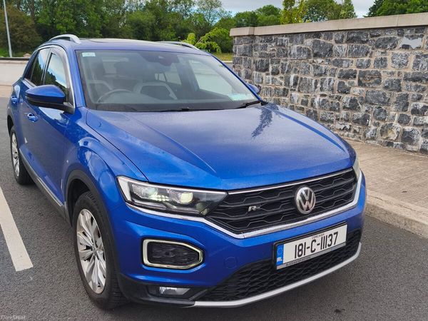 Volkswagen T-Roc SUV, Petrol, 2018, Blue